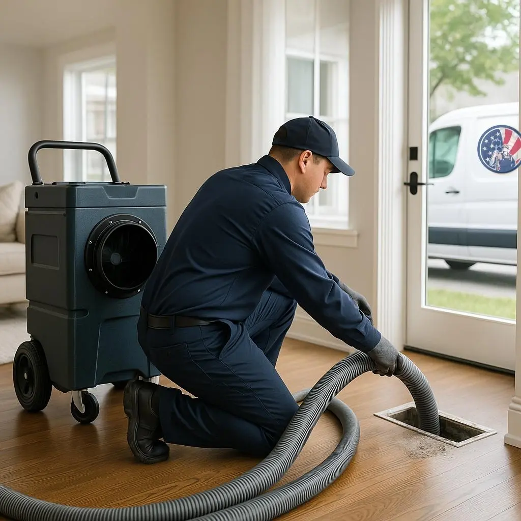 Technician cleaning floor air vent with vacuum hose—How Often Duct Cleaning in Alexandria VA